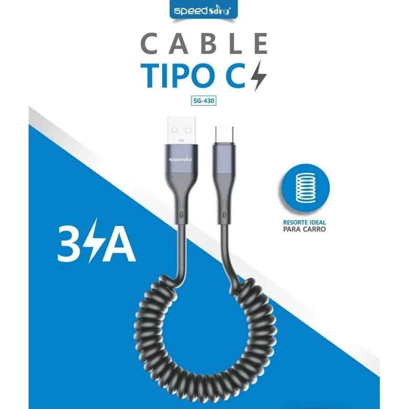 Cable Tipo C Speed Song Sg430 Carga Rapida